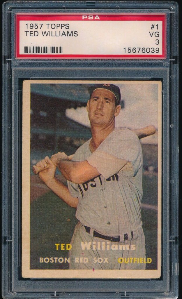 ted williams 1957 topps