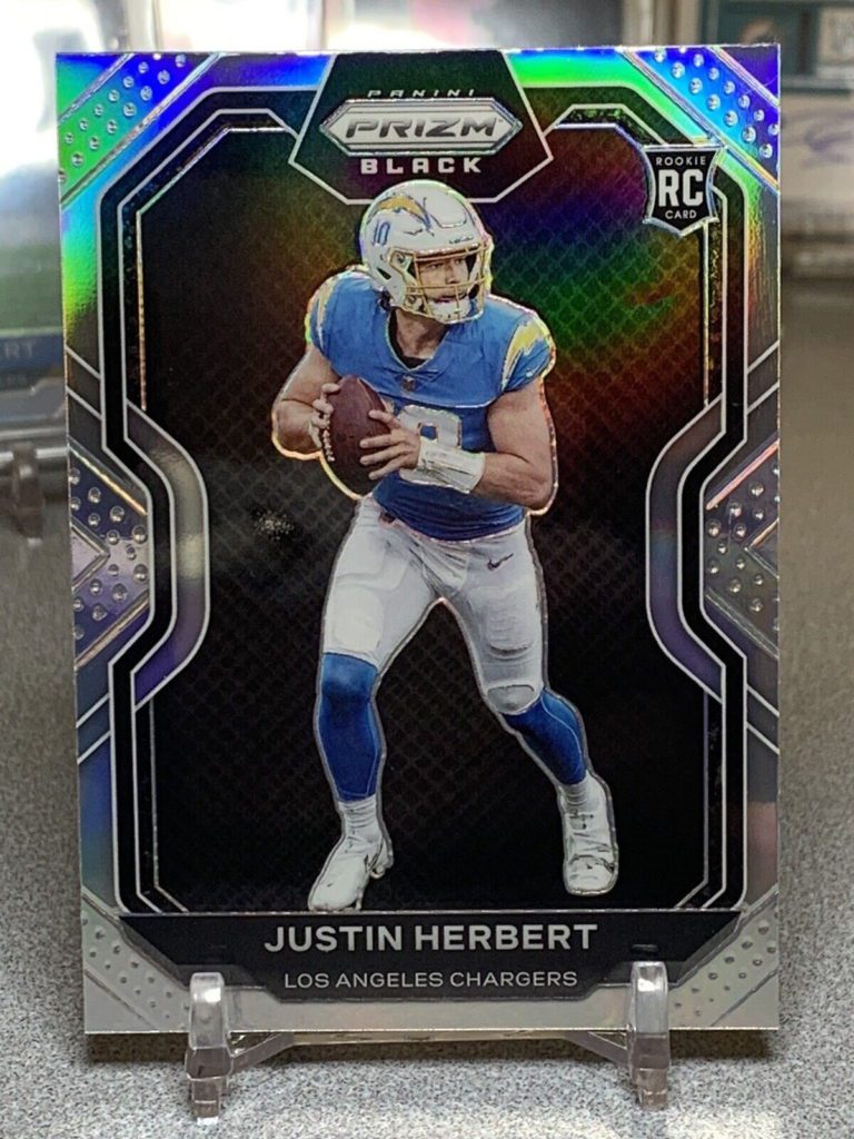 justin herbert 2020 prizm black