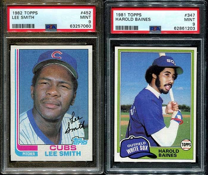 Lot Of (2) Hof And Star Rc 1981 Topps Baines #347 And 1981 Topps