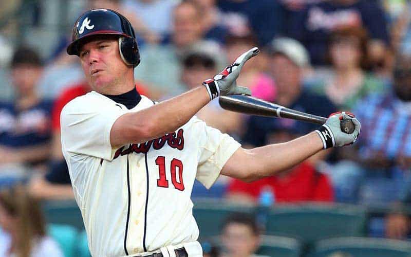 Top 7 Chipper Jones Rookie Card Investments – The Dugout - MoneyMade