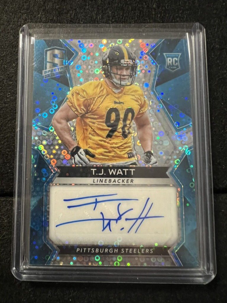 The Pittsburgh Punisher: A T.J. Watt Rookie Card Review