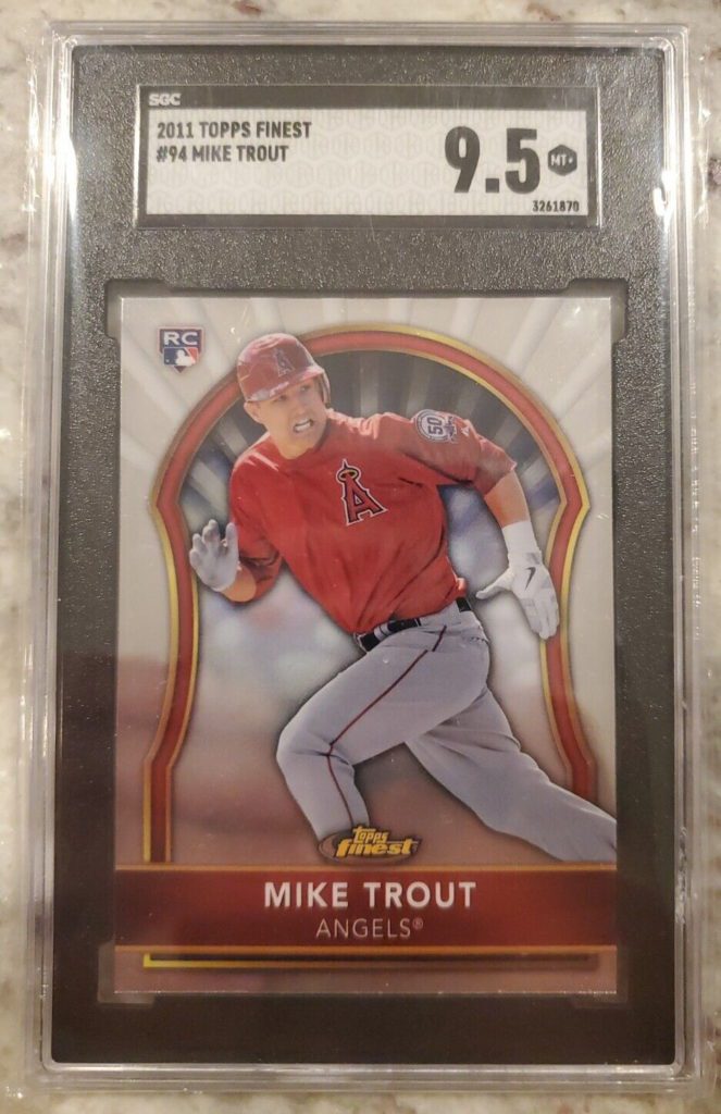 2021 mike trout topps finest