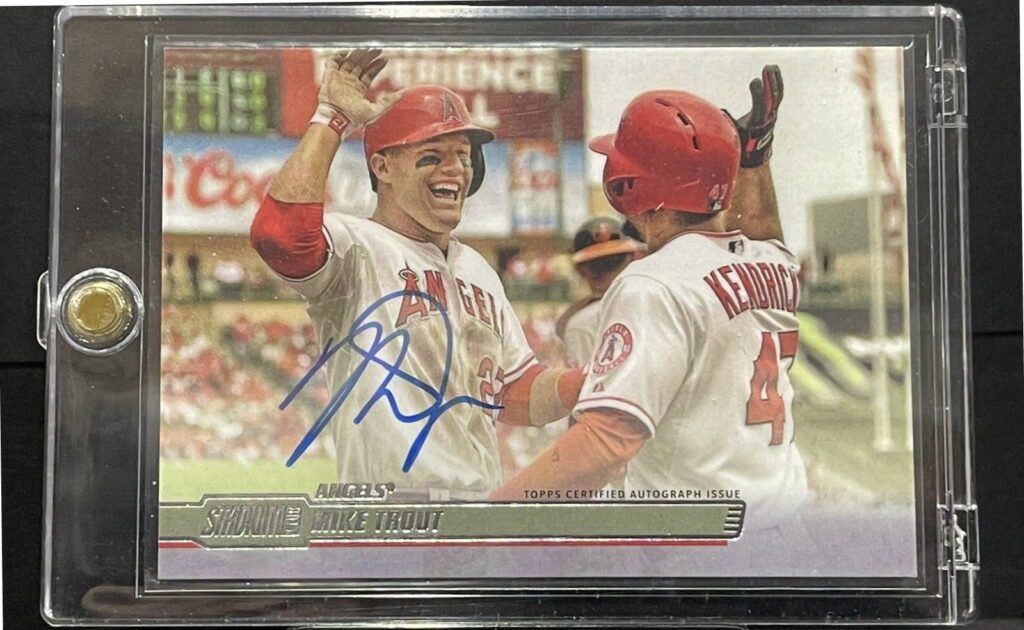 Mike Trout autograph