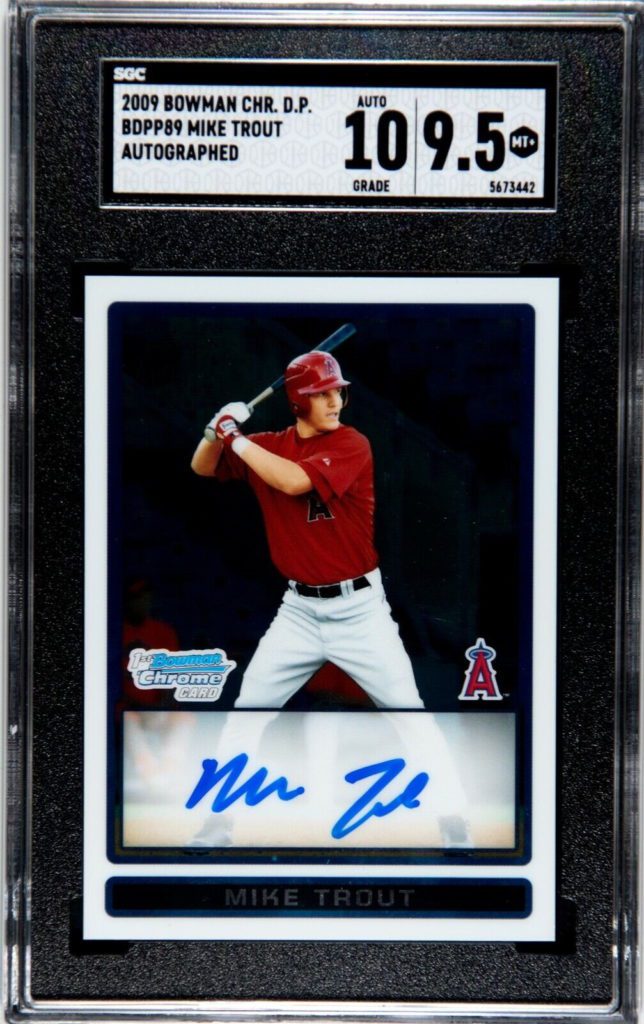 Mike Trout 2011 Bowman Topps 100 Rookie Card #tp90 (4506)