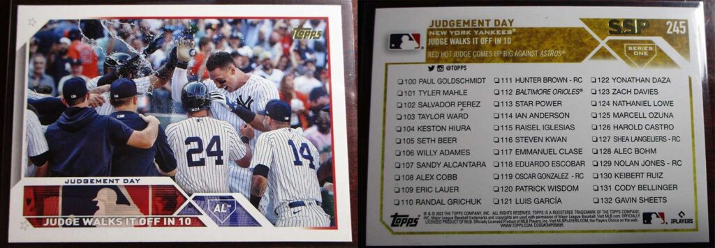 2023 Topps Series 1 Golden Mirror Variaton #61 Tyrone Taylor Brewers SSP