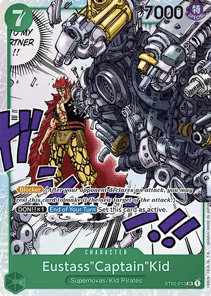 one piece tcg captain kid