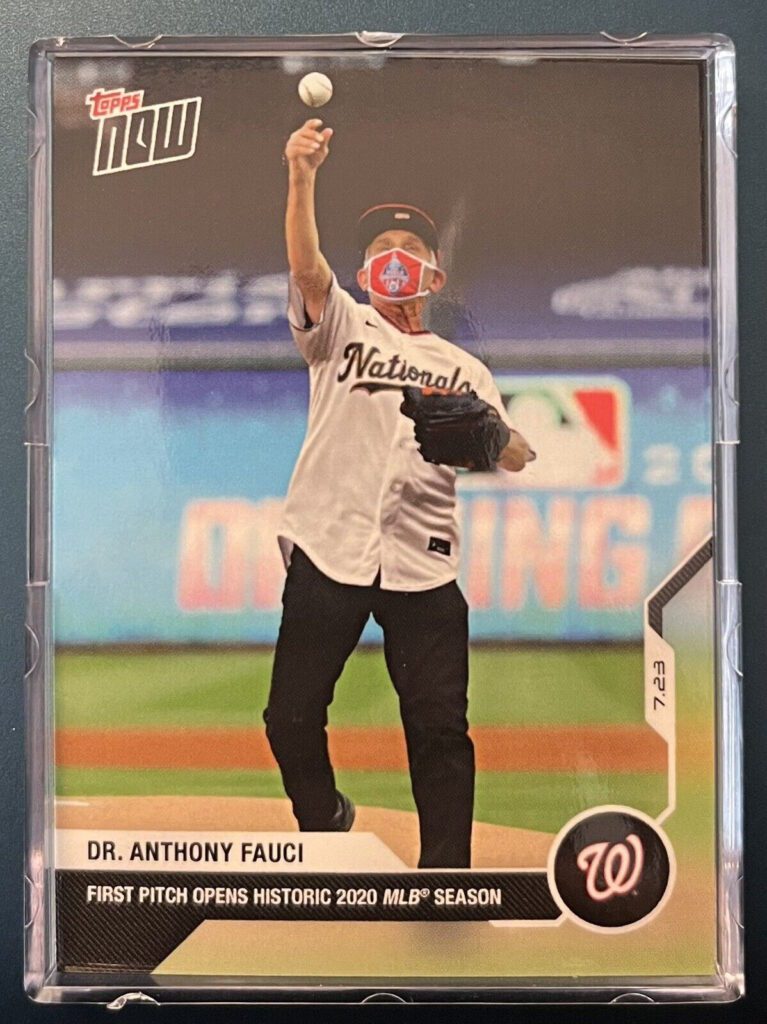 Dr. Anthony Fauci baseball card becomes best-selling card in Topps