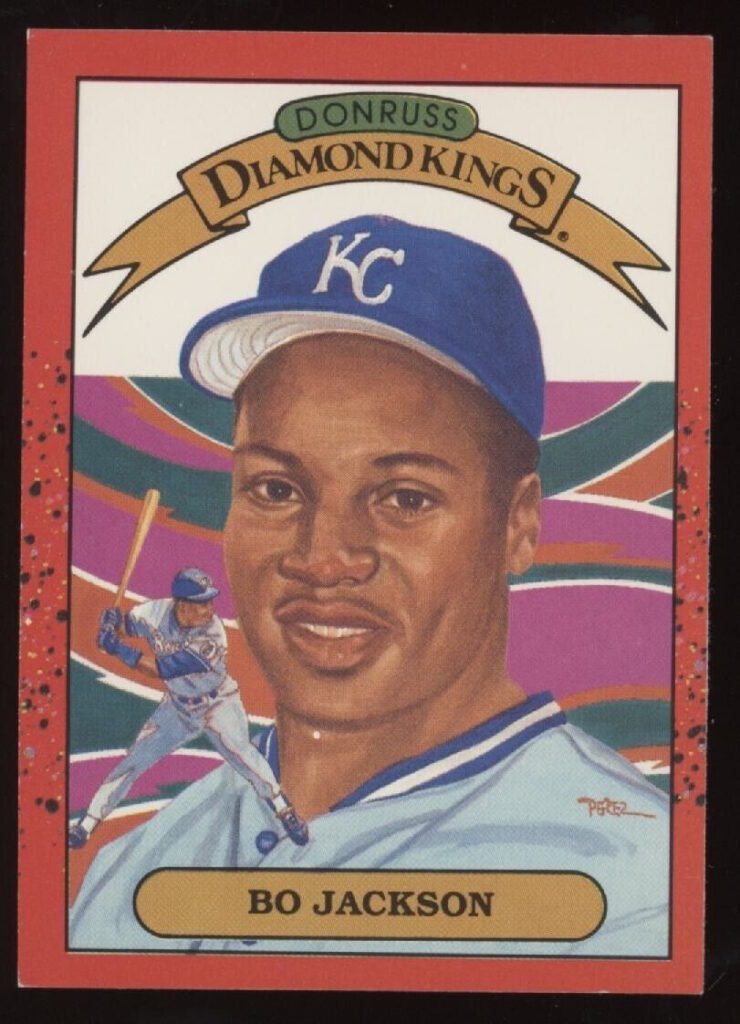 Player Ratings to the Theme of Old School Donruss Diamond Kings Art - Blue  Wings Rising