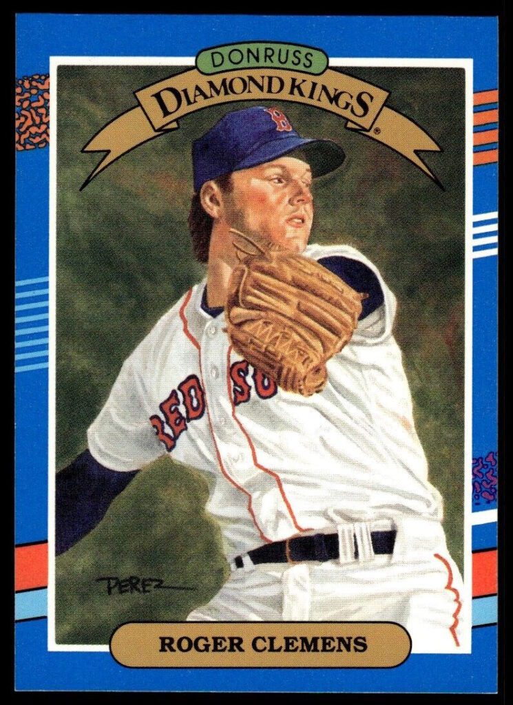 roger clemens 1991 donruss diamond kings