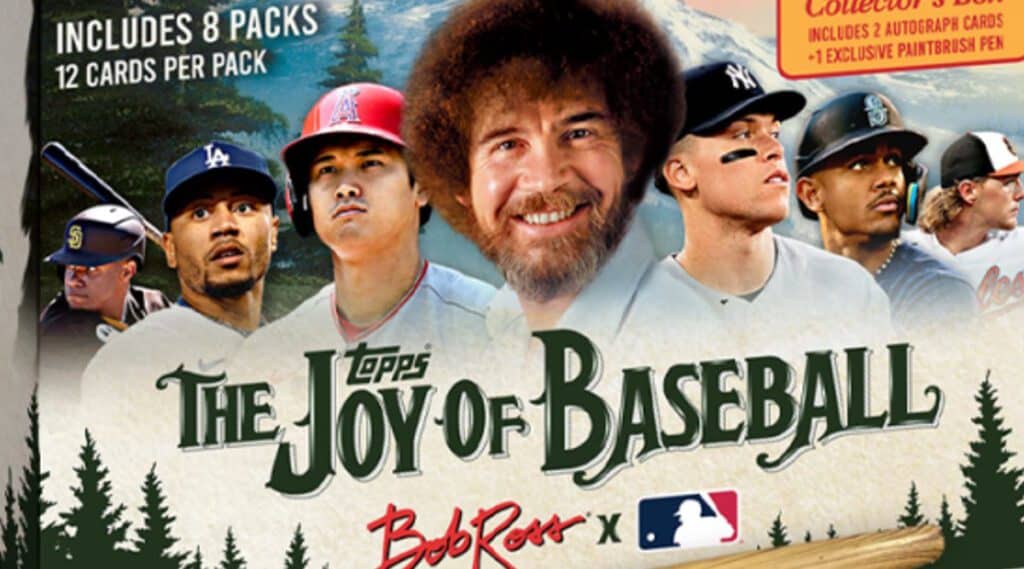 Bob Ross “Joy Of Baseball” 2023 Topps Release Captures Fans Attention And Imagination