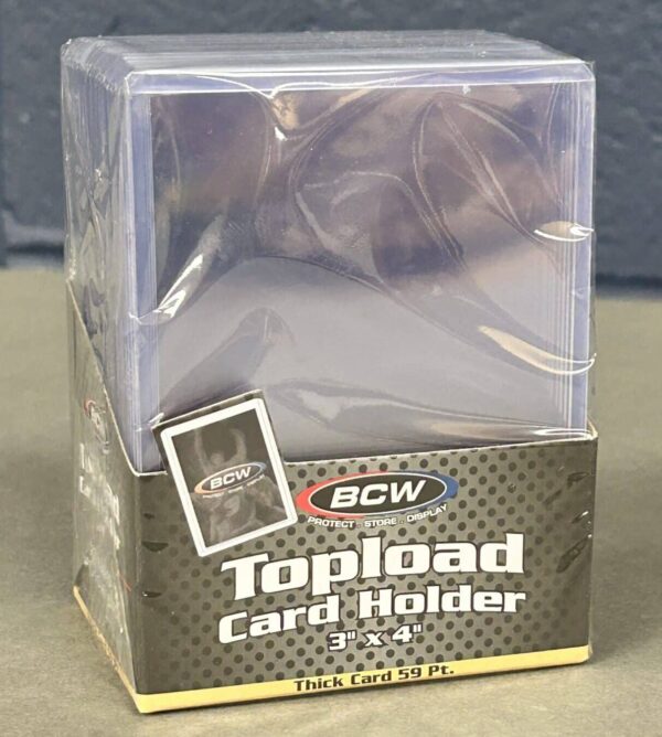 BCW Thick Card 59 Pt. Toploaders