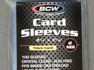 BCW Thick Card Sleeves