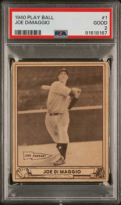 1940 Play Ball Joe DiMaggio