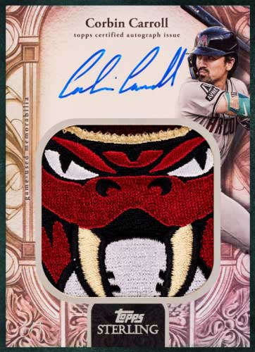 2025 Topps Sterling Baseball: Corbin Carroll Card