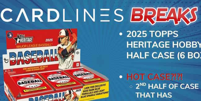 2025 Topps Heritage Case
