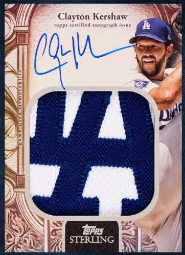 2025 Topps Sterling Baseball: Clayton Kershaw Card