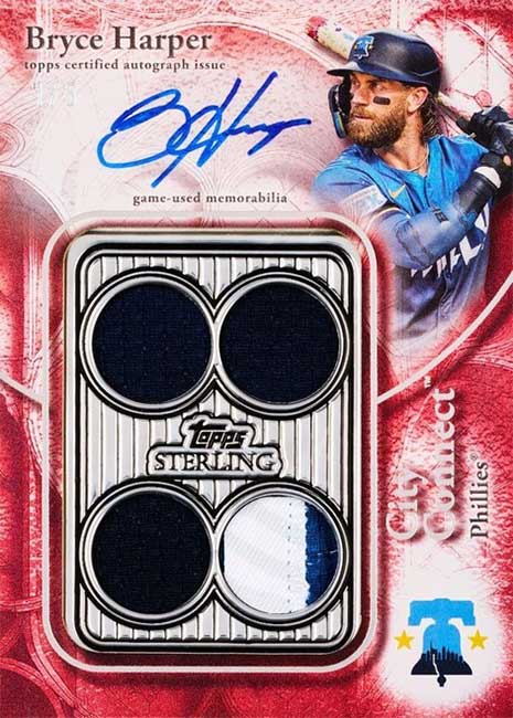 2025 Topps Sterling Baseball: Bryce Harper Card