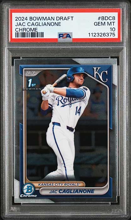 2024 Bowman Draft Chrome Jac Caglianone