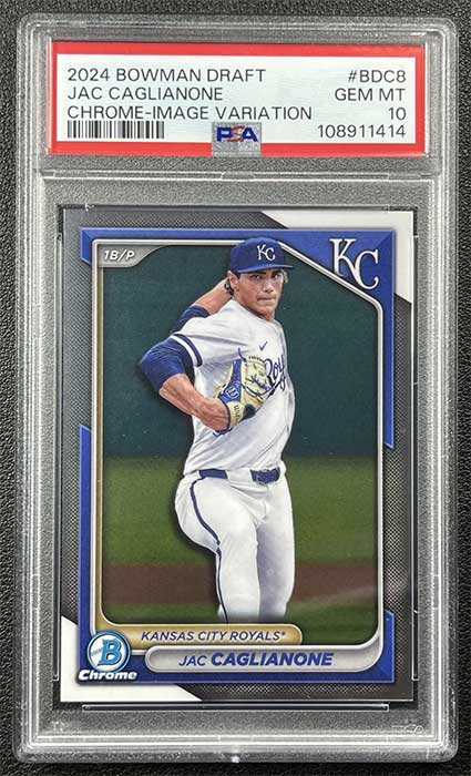 2024 Bowman Draft Chrome Jac Caglianone Image Var
