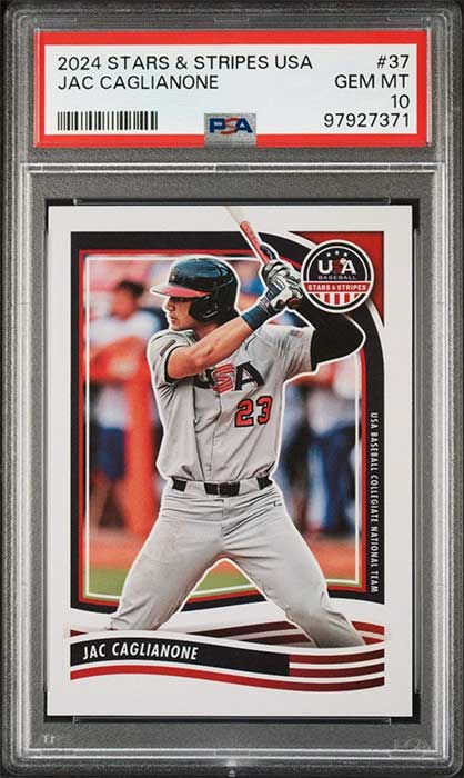 2024 Panini Stars & Stripes USA Baseball Jac Caglianone