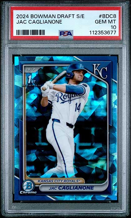 2024 Bowman Draft Sapphire Edition Jac Caglianone