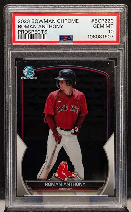 2023 Bowman Chrome Prospects Roman Anthony #BCP-220