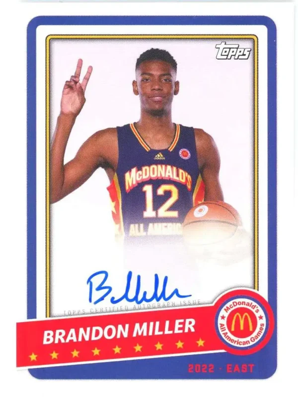 2022 Basketball Topps Chrome McDonald's All American Blaster Box - Image 4