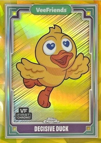 2025 Topps Chrome VeeFriends Decisive Duck