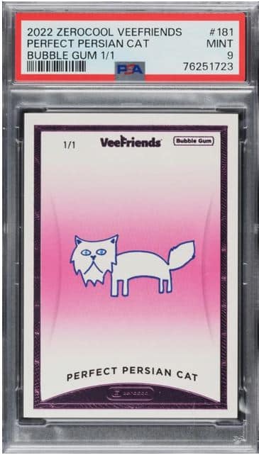 2022 ZeroCool VeeFriends Perfect Persian Cat