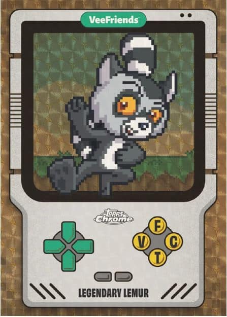 2025 Topps Chrome VeeFriends Game On Legendary Lemur