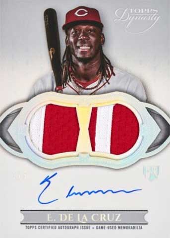 2024 Topps Dynasty Baseball Elly De La Cruz Card