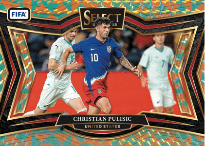 2024/25 Panini Select FIFA Soccer Pulisic base field level