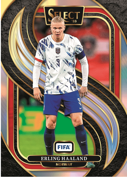 2024/25 Panini Select FIFA Soccer Haaland base mezzanine