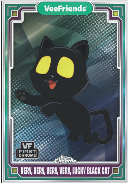 2025 Topps Chrome VeeFriends Very Very Very Very Lucky Black Cat