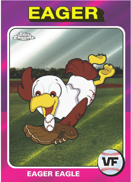 2025 Topps Chrome VeeFriends 1975 Variation Eager Eagle