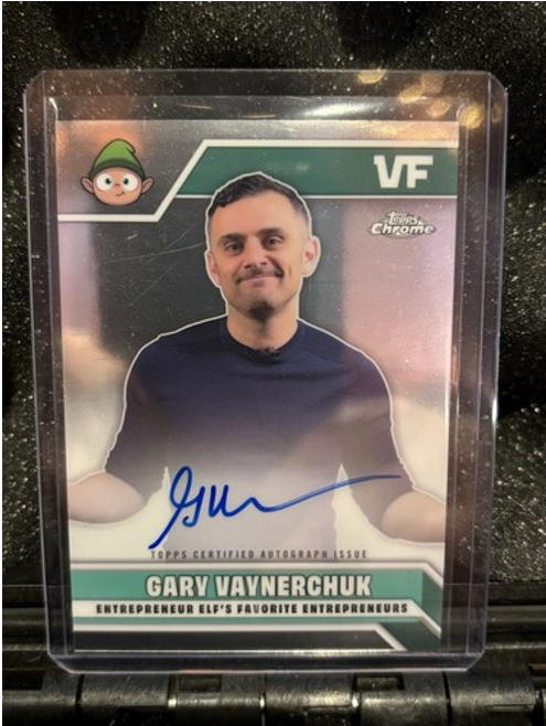 2025 Topps Chrome Gary Vaynerchuk VeeFriends Entrepreneur Elf’s Favorite AUTO