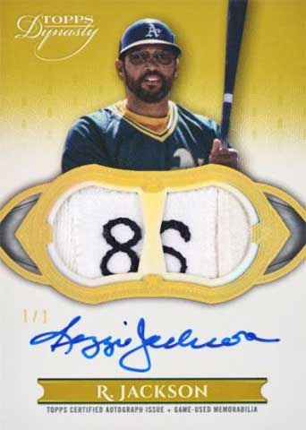 2024 Topps Dynasty Baseball Reggie Jackson Card