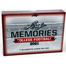 2021 Leaf Memories College Football