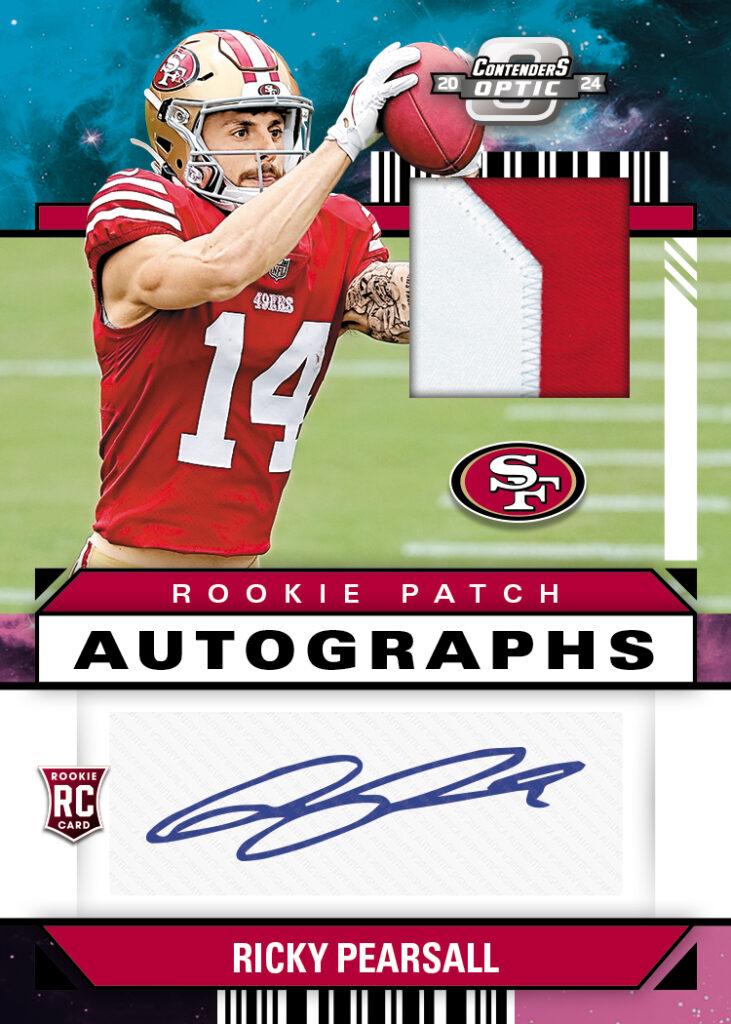 Ricky Pearsall Rookie Patch Auto Contenders Optic