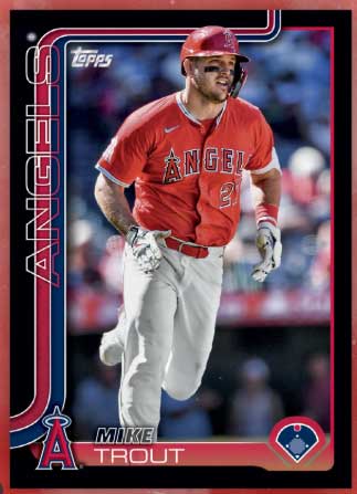 Mike Trout Black Parallel