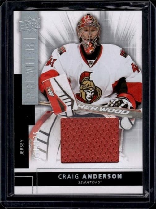 2014-15 Upper Deck Premier Craig Anderson Relic SP /125