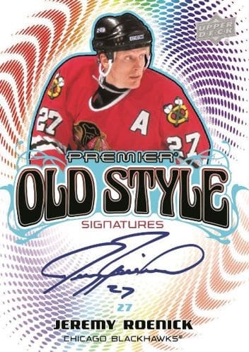 2024/25 Upper Deck Premier Hockey Jeremy Roenick Old style signatures