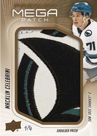 2024/25 Upper Deck Premier Mega Patch Macklin Celebrini
