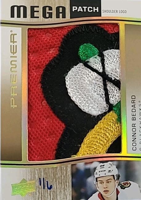 2023/24 Upper Deck Premier, Premier Mega Patch Connor Bedard