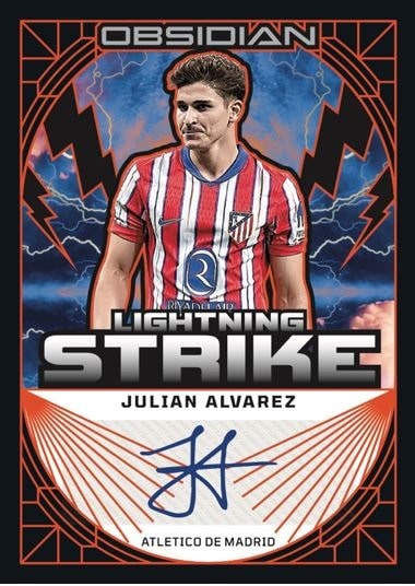 2024/25 obsidian soccer lightning strike orange alvarez