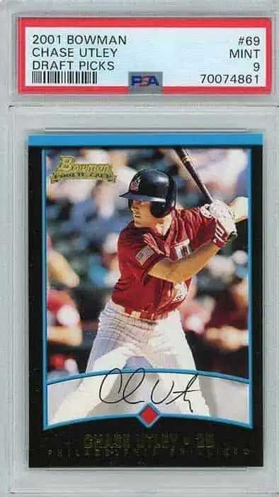 2001 Bowman Draft Picks & Prospects Chase Utley